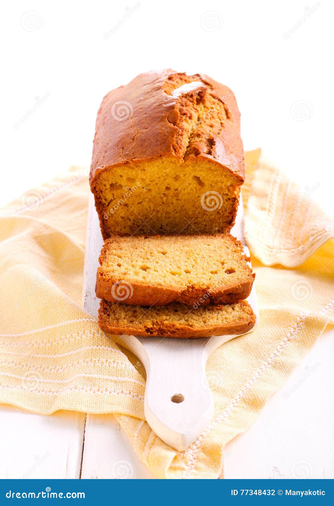 Cornmeal Buttermilk Loaf Cake Stock Photo Image of loaf, homemade