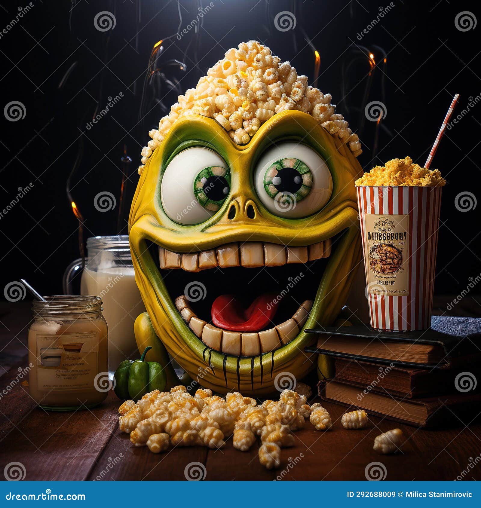 Download Crazy Popcorn, Popcorn, Crazy. Royalty-Free Vector Graphic -  Pixabay