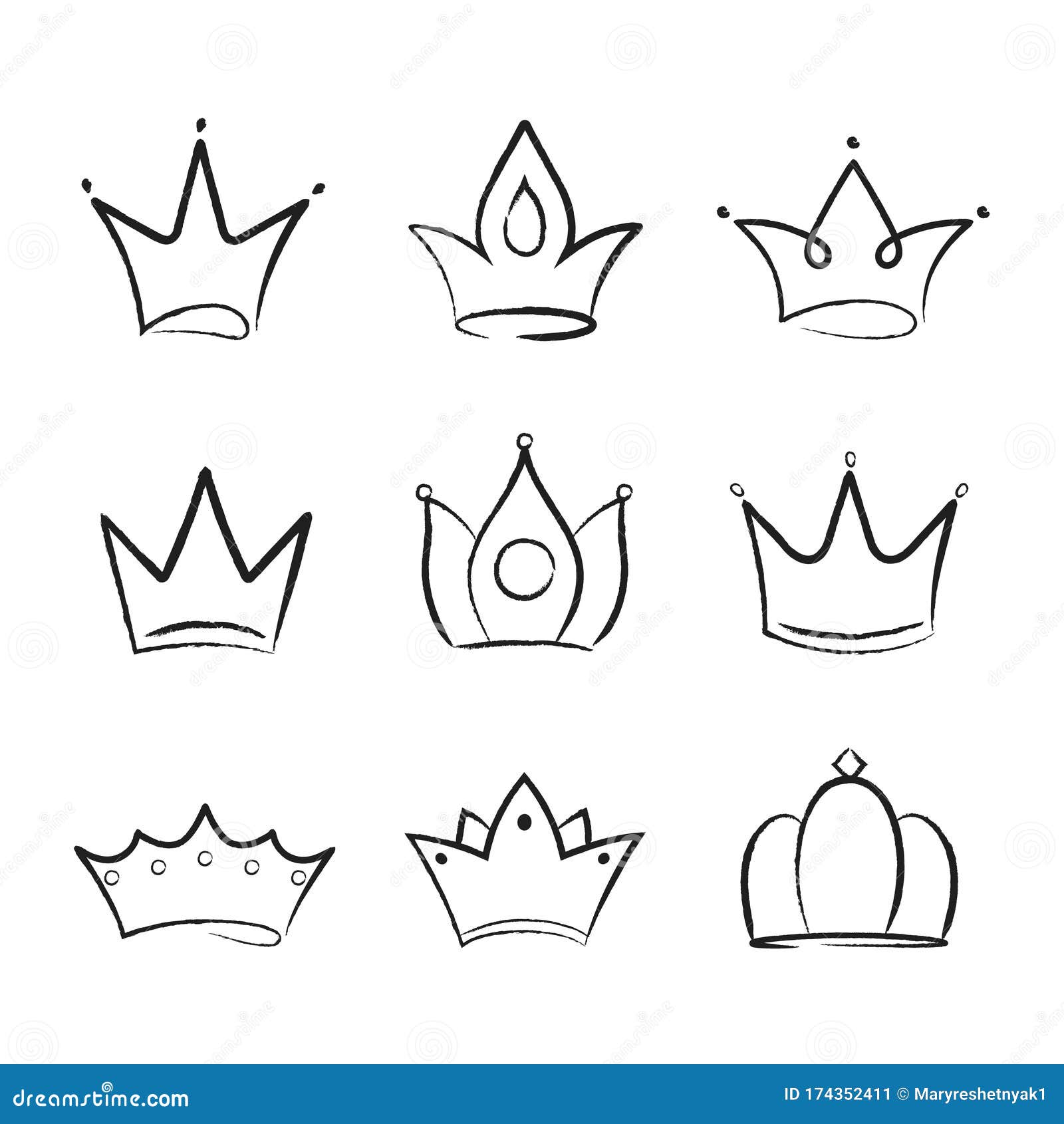Corona Dibujada a Mano. Boceto De Dibujos Animados Coronas En Estilo De Línea. Diademas Simples De La Reina En Graffiti O Estilo G Stock de ilustración - Ilustración de negro, cepillo: 174352411 Corona Dibujada a Mano. Boceto De Dibujos Animados Coronas En Estilo De Línea. Diademas Simples De La Reina En Graffiti O Estilo G Stock de ilustración - Ilustración de negro, cepillo: 174352411