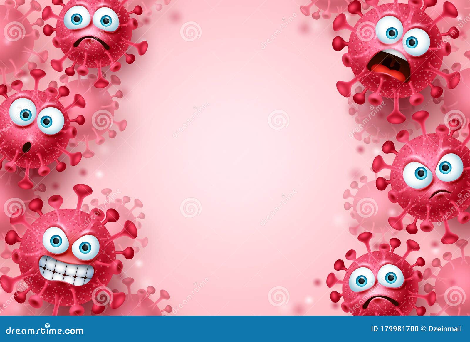 corona virus covid-19  background template. corona virus covid19 emojis and emoticons