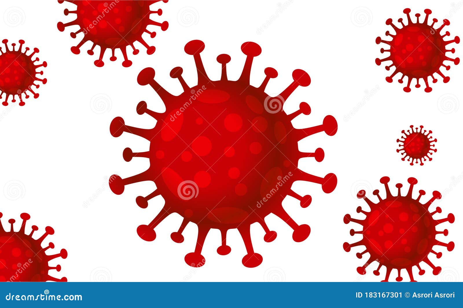 corona virus molecule or covid-19.