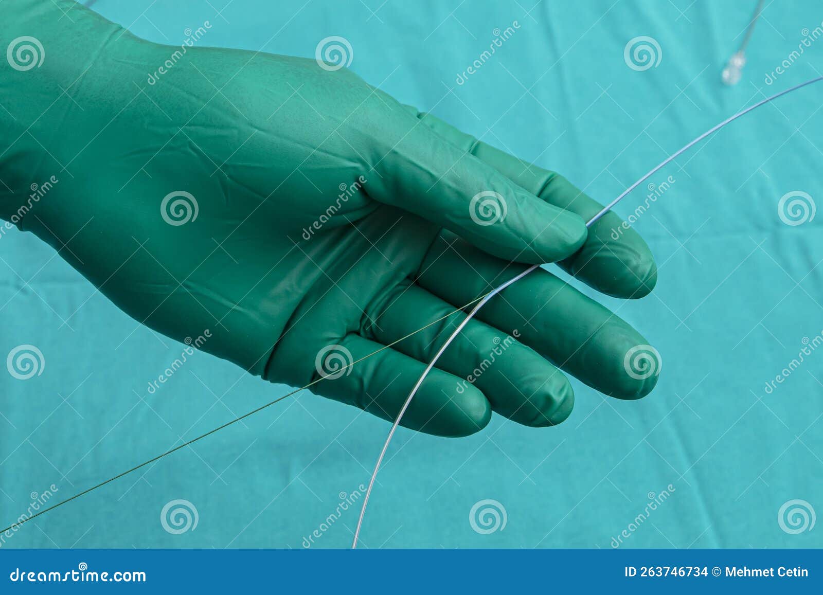 coronary imaging catheter. dual lumen catheter. coronary angiography showing micro catheter guidewire