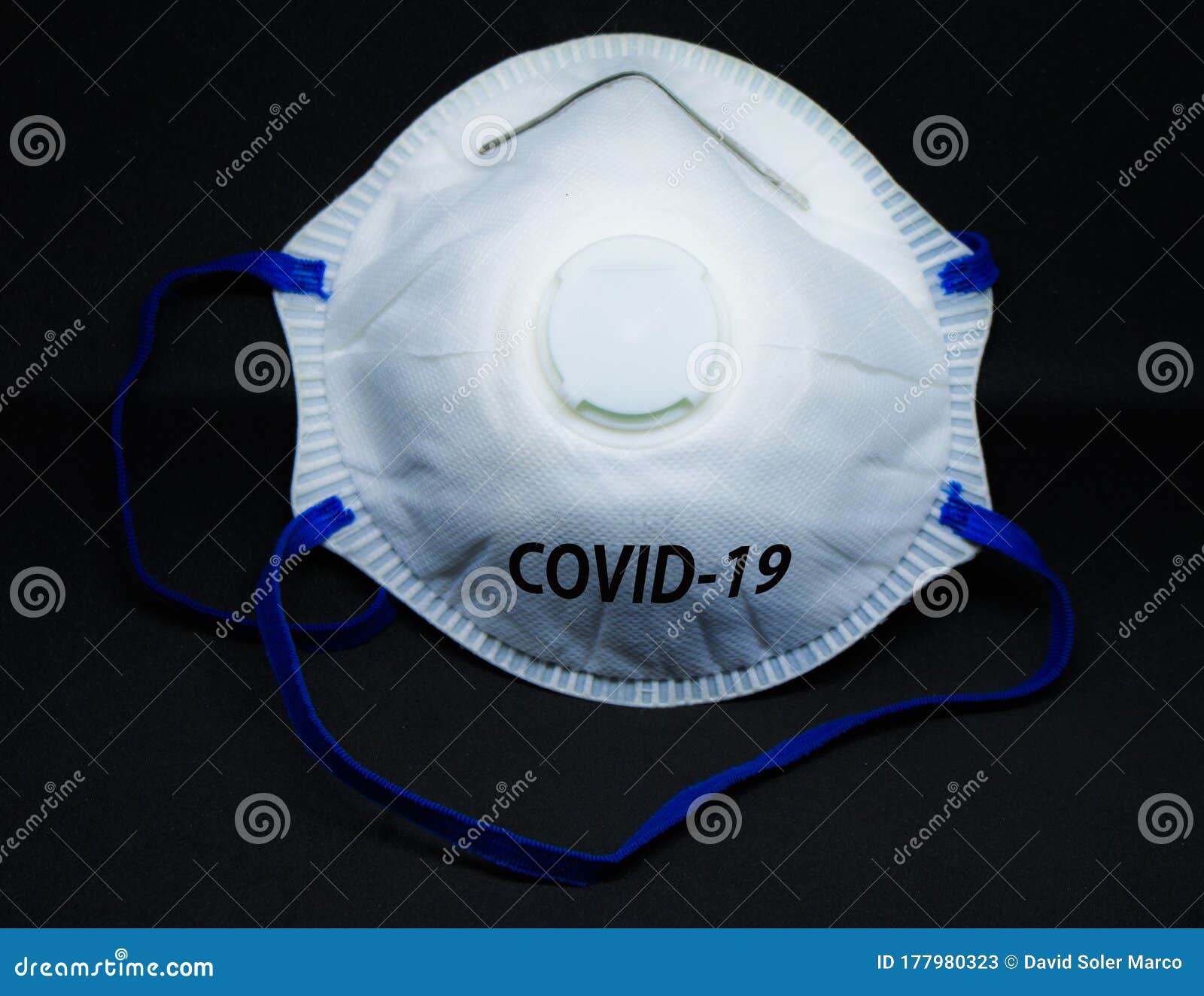 face mask coronavirus covid-19 protective white maskblack background air filter
