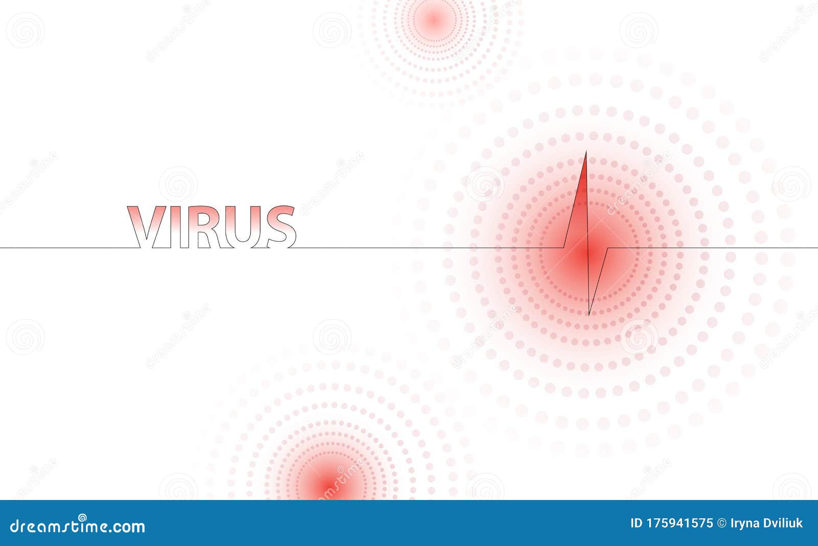 coronavirus epidemia  light red human virus 
