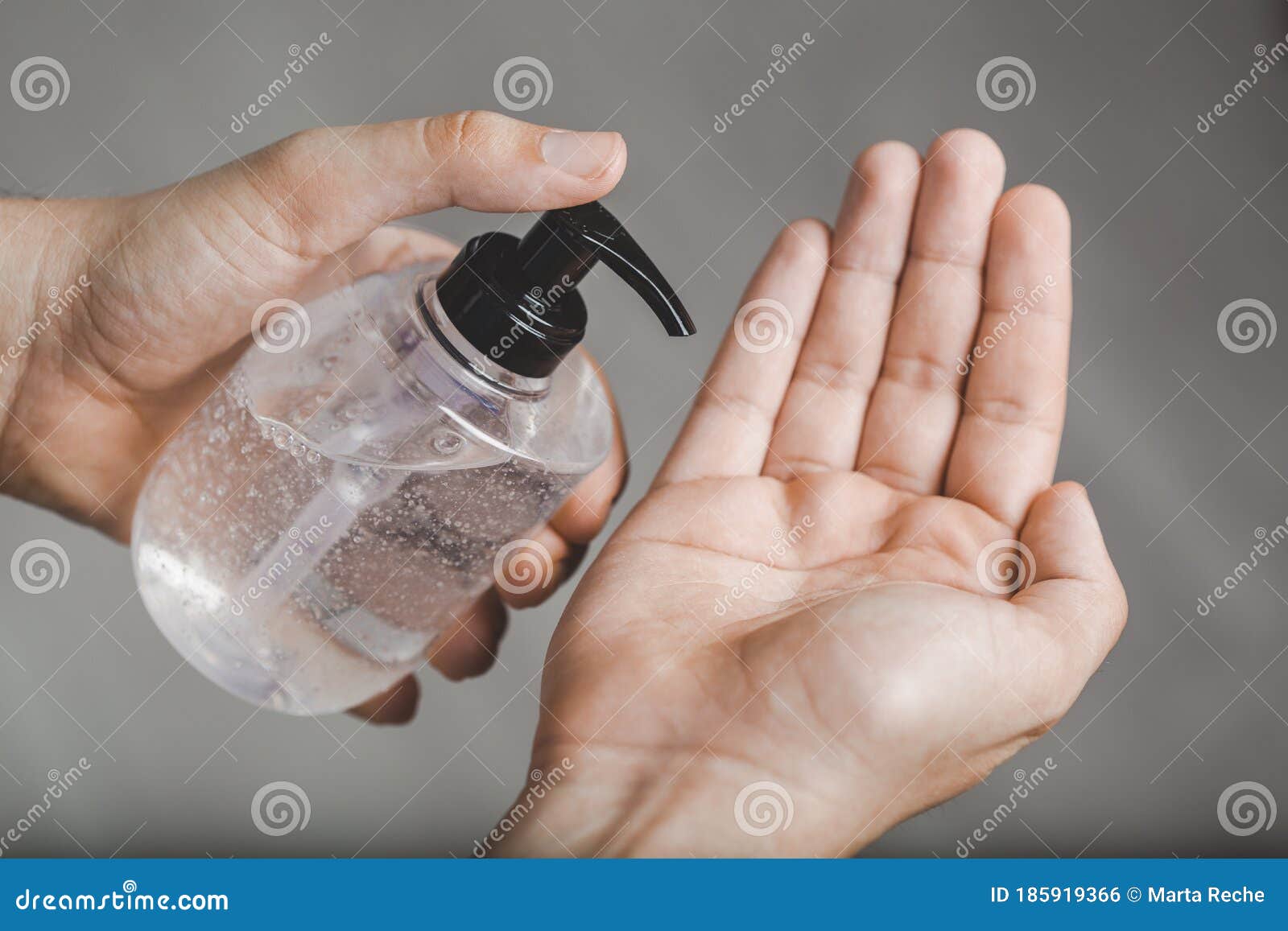 coronavirus prevention hand sanitizer alcohol gel, man washing hands