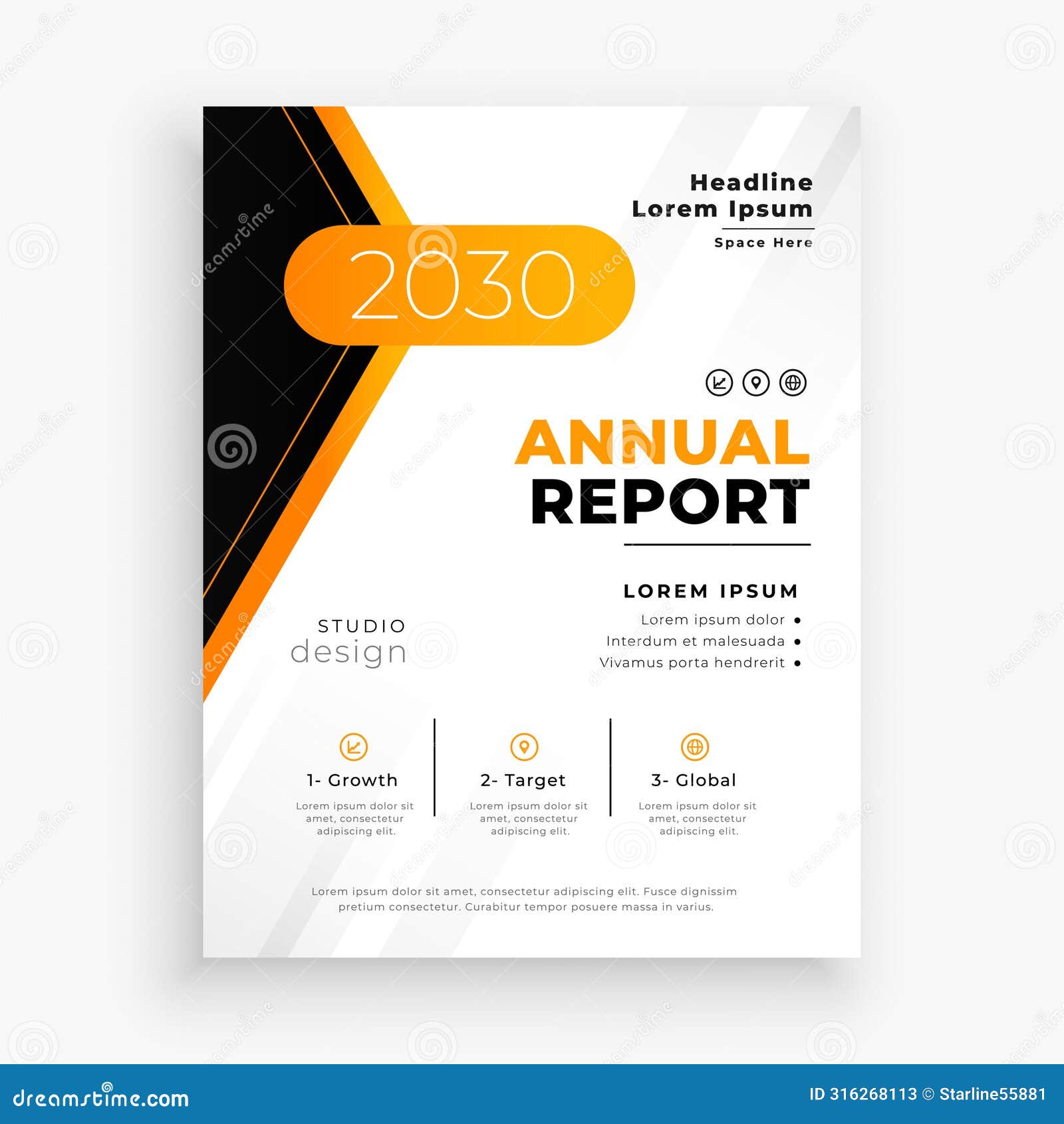 corporate annual report layout showcase yearly data with style