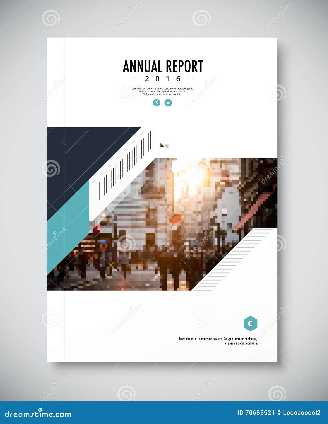 Business Annual Report Template from thumbs.dreamstime.com