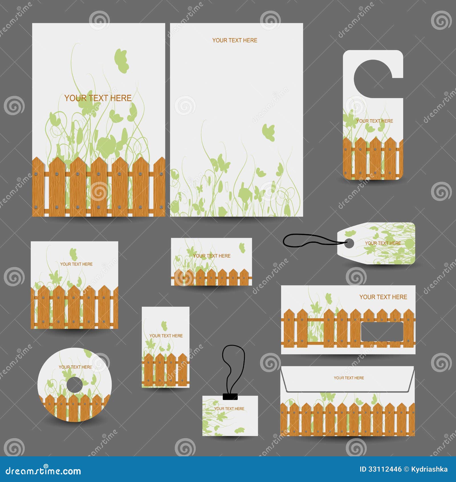 corporate business objects, wooden style for your