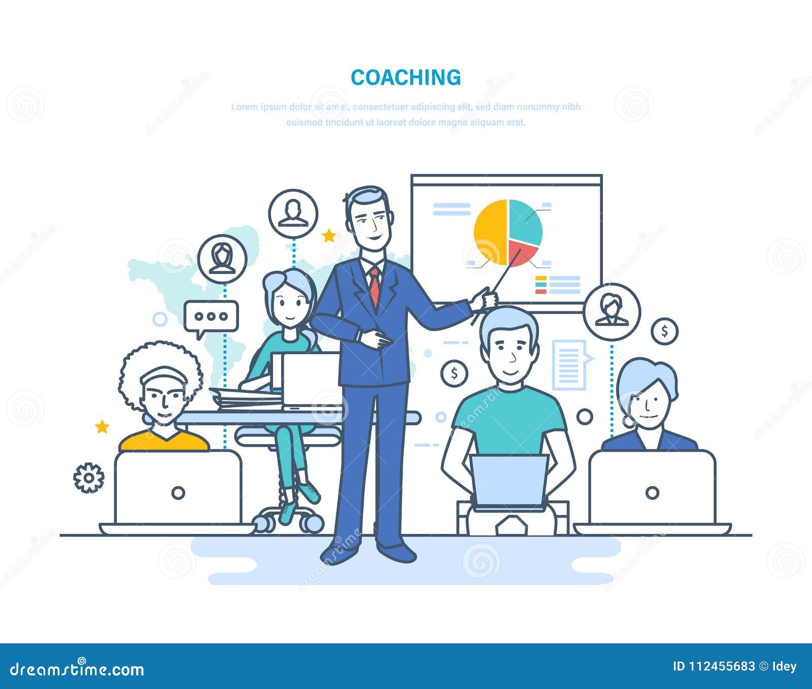Corporate Coaching Training Teaching Business People Business