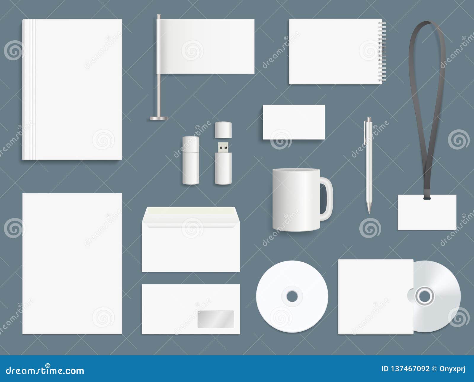 Download Corporate Identity Elements. Business Stationary Mockup ...