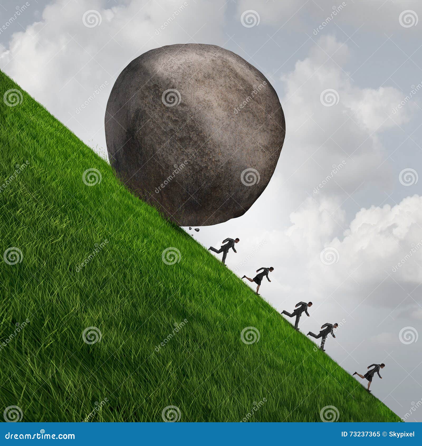 Stone Rolling Down Hill Stock Illustrations – 113 Stone Rolling Down Hill  Stock Illustrations, Vectors & Clipart - Dreamstime