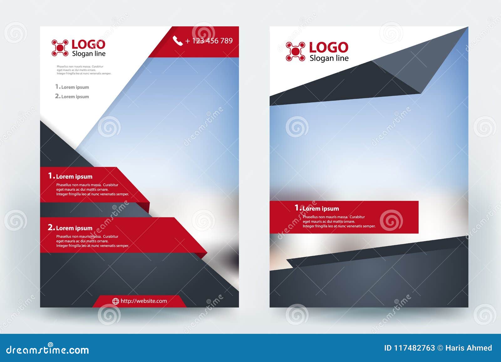 corporative business flyer brochure  template 