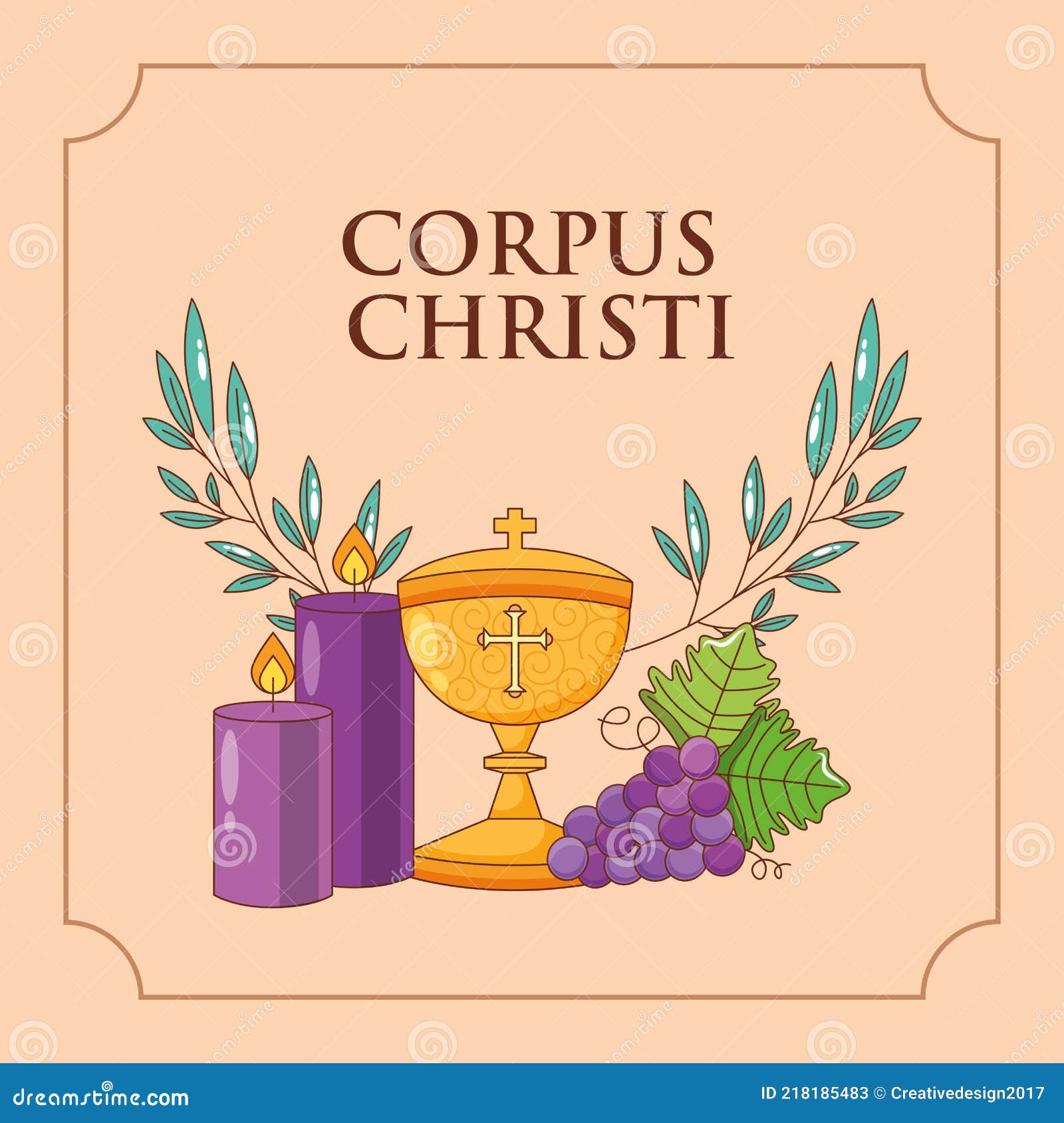 Corpus christi ilustración ilustración del vector. Ilustración de  arrogancia - 218185483