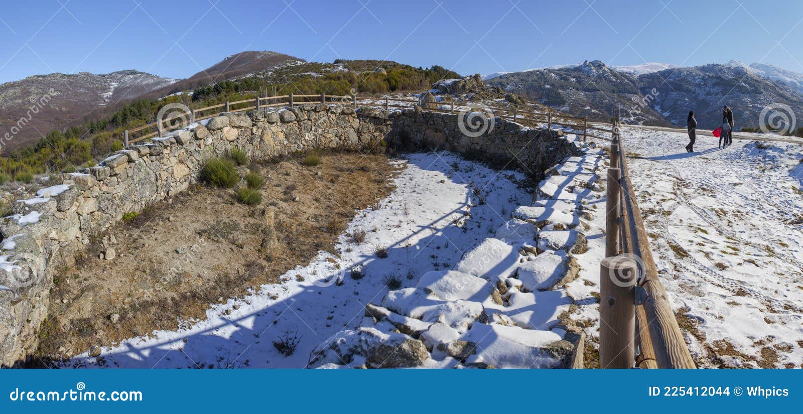 corral de lobos or wolves trap. la garganta, extremadura, spain