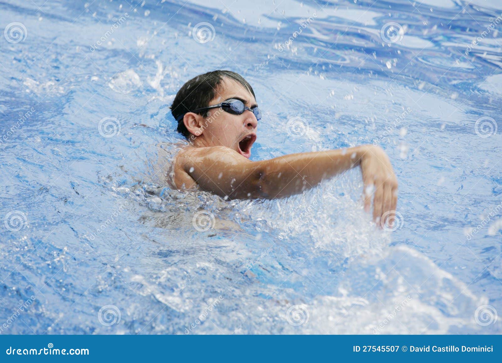 Correct Hand Posture for Swimming Stock Image Image of person