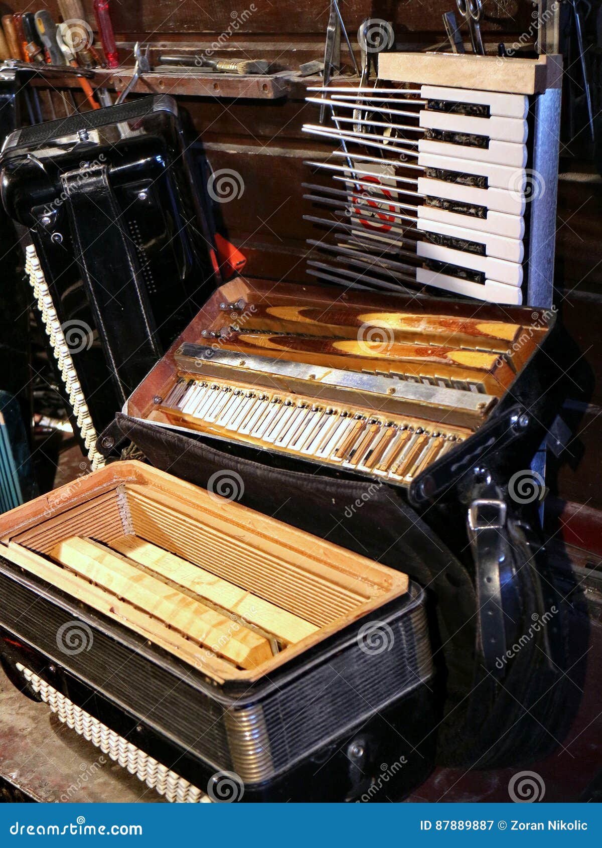 Correction accordion stock image. Image of instrument 87889887
