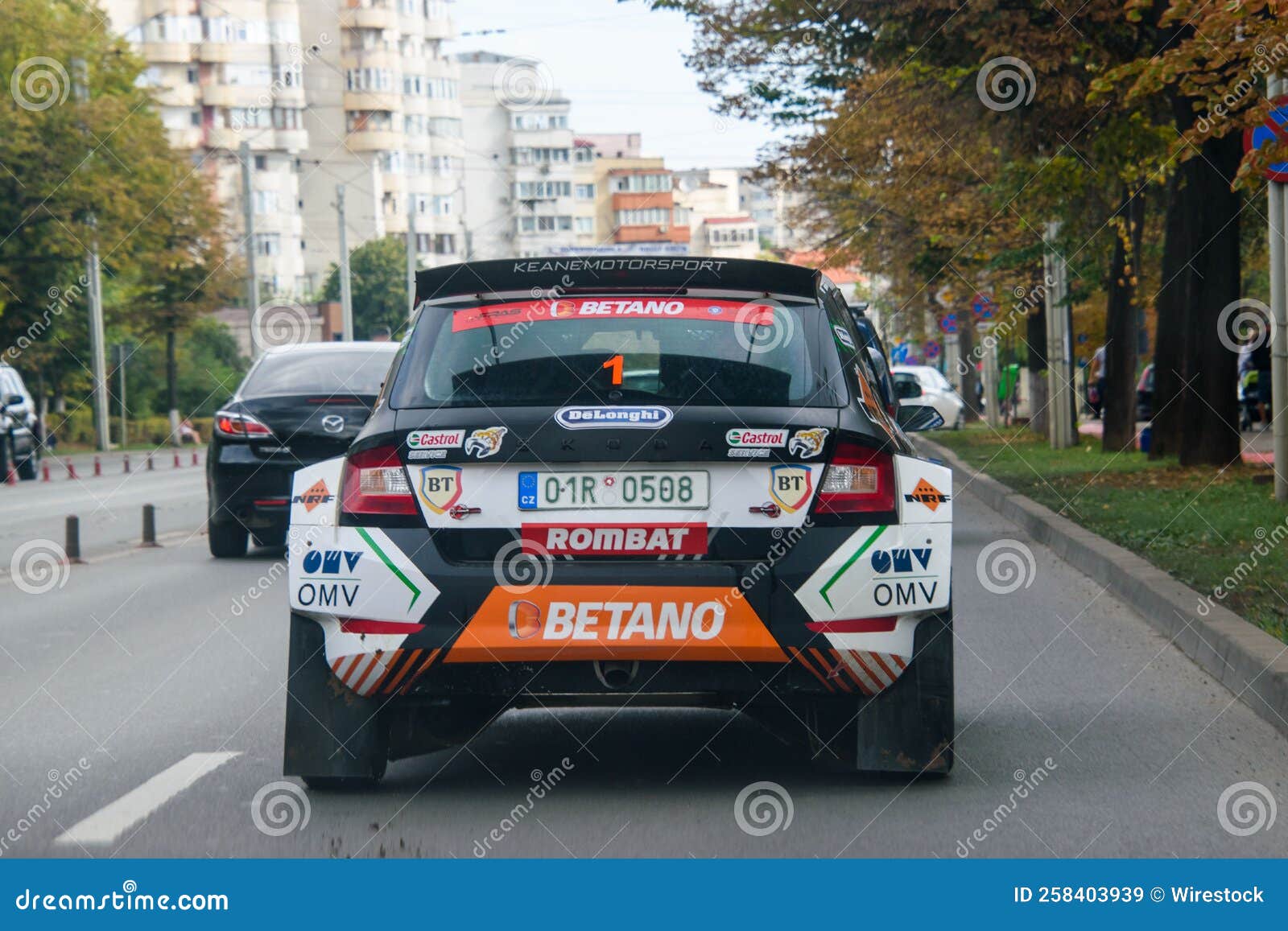 Corridas De Carros No Evento Anual Iasi Na Rua Imagem de Stock