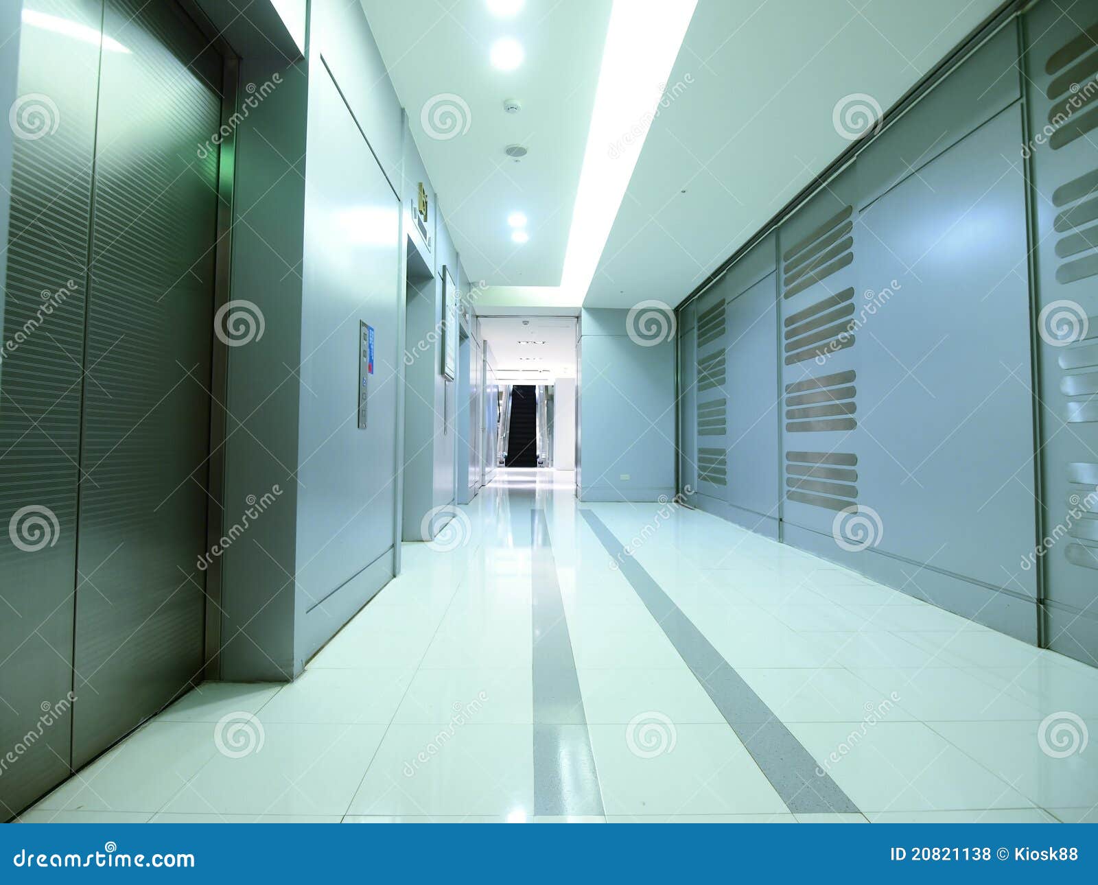 Corridor and elevator stock photo. Image of abstraction 20821138