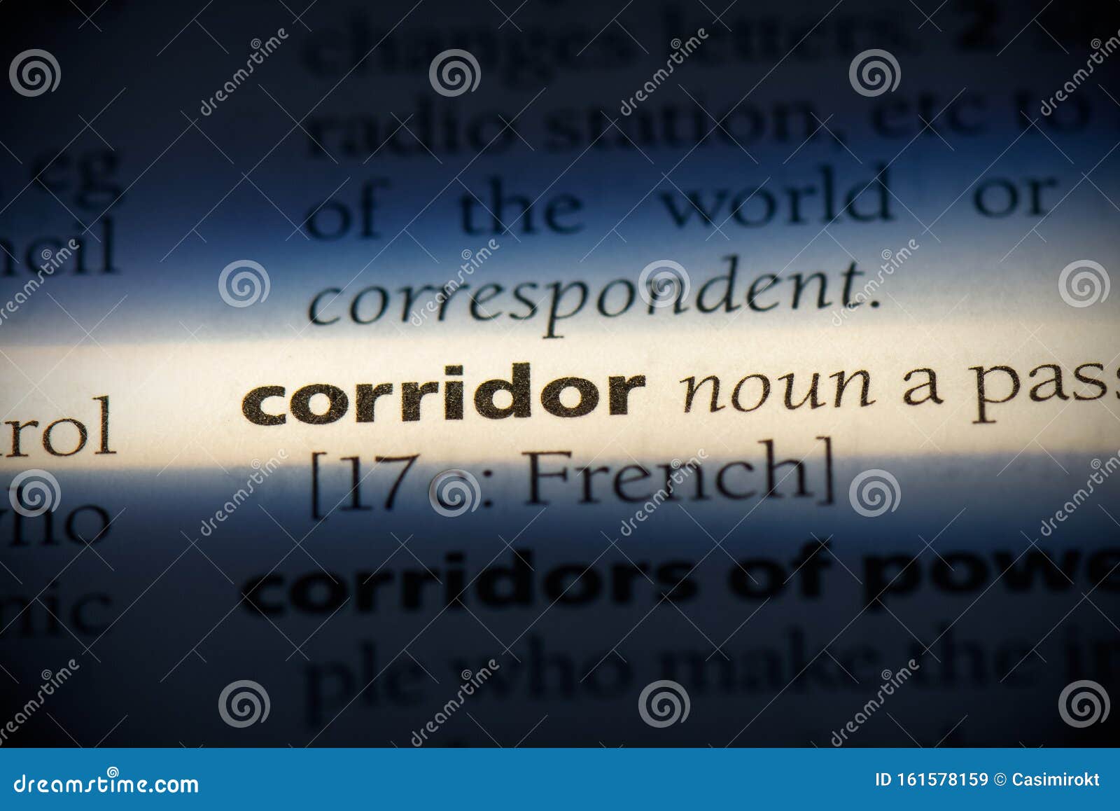Corridor stock image. Image of macro, book, isolated 161578159