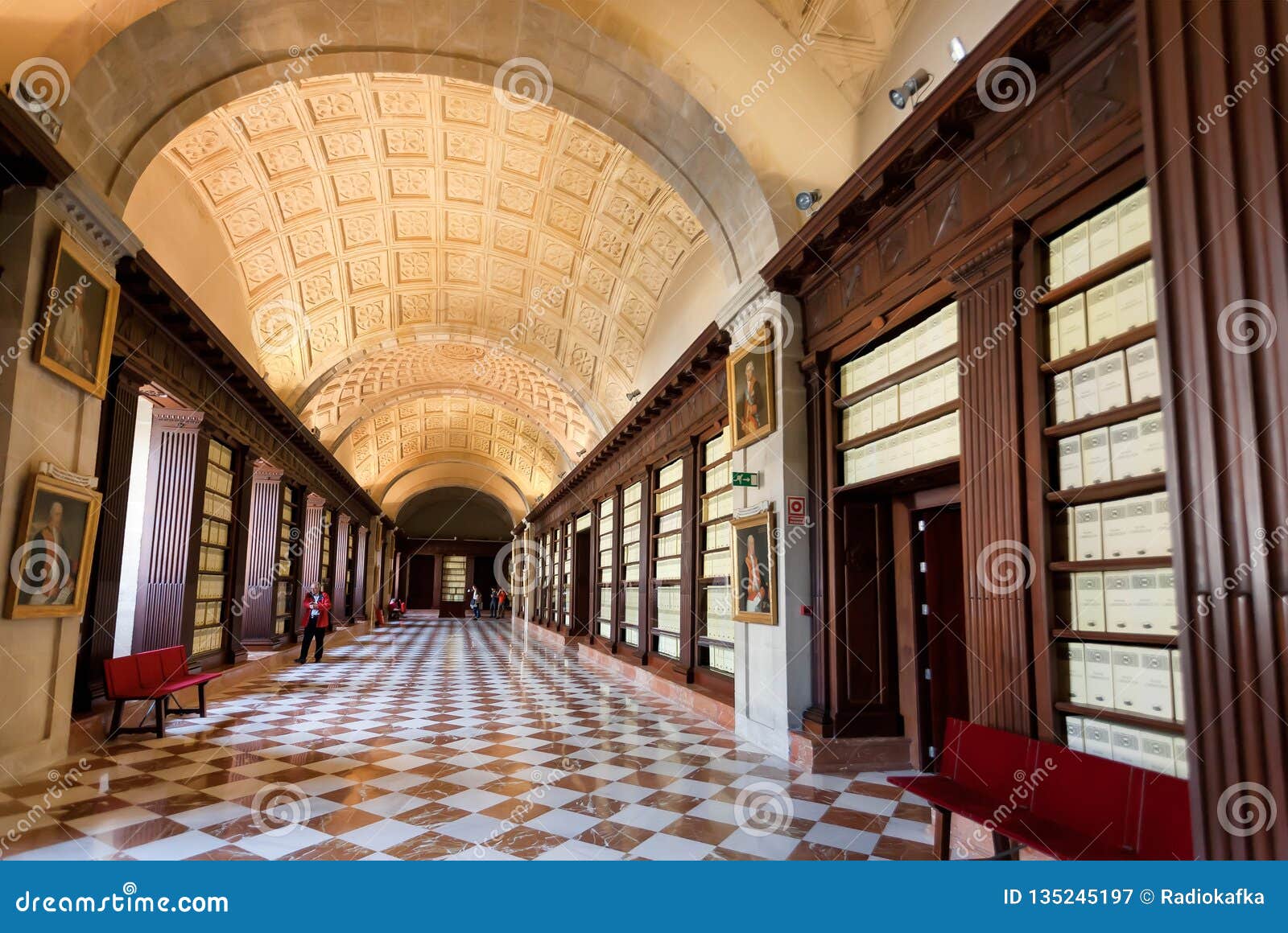 Corridors Of The 16th Century Archivo General De Indias
