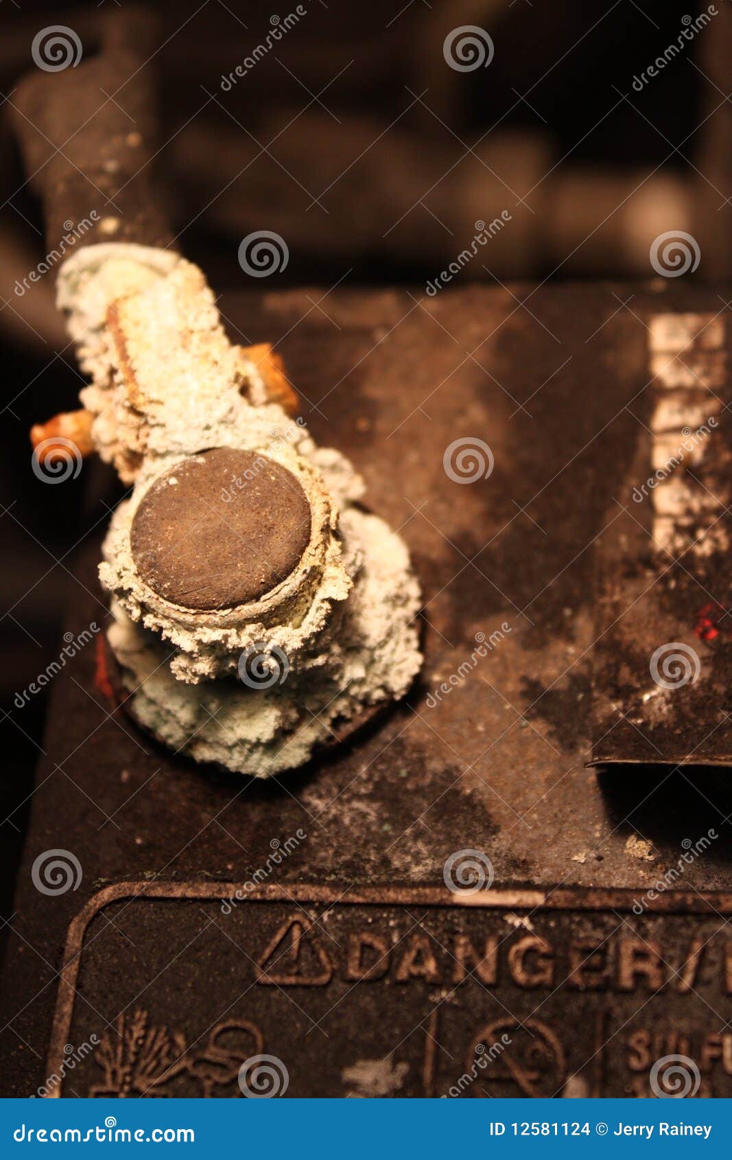 The Corroded Cable stock photo. Image of automobile, acid 12581124