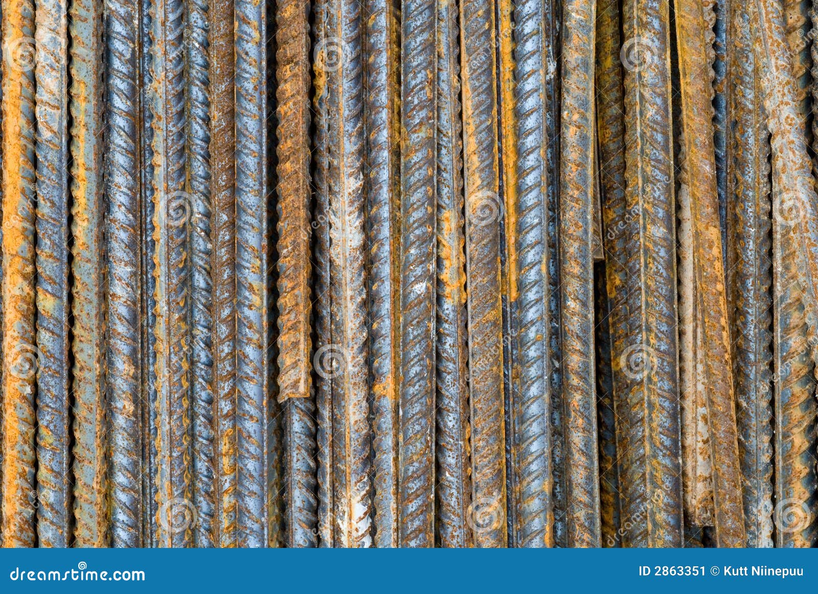 Corroding Iron Rods stock image. Image of corrosion, close 2863351