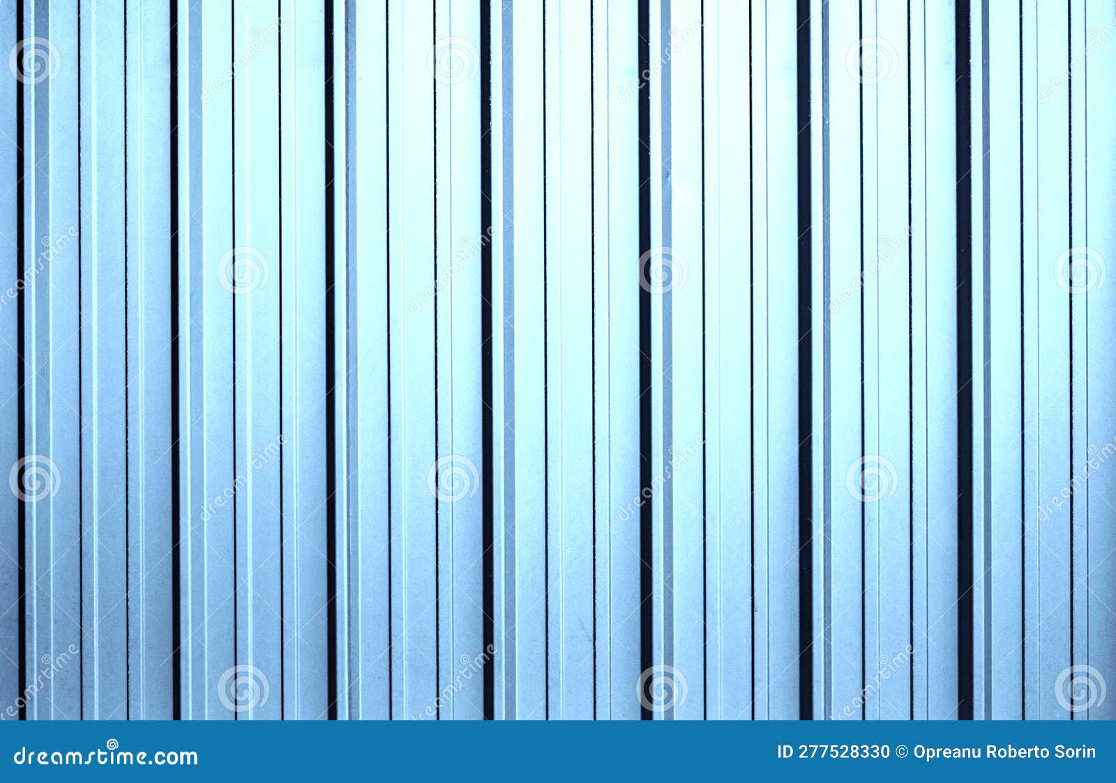 Corrugated Blue Metal Sheet Texture Background Stock Photo Image of