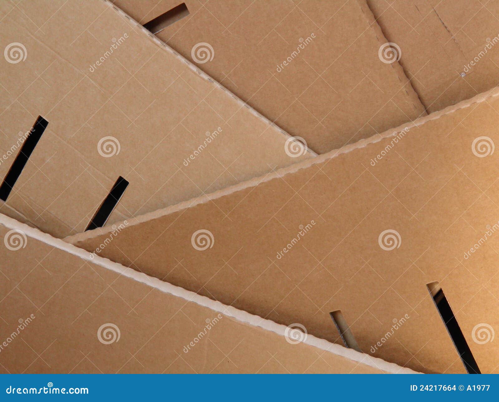 Corrugated cardboard stock photo. Image of business, paper - 24217664