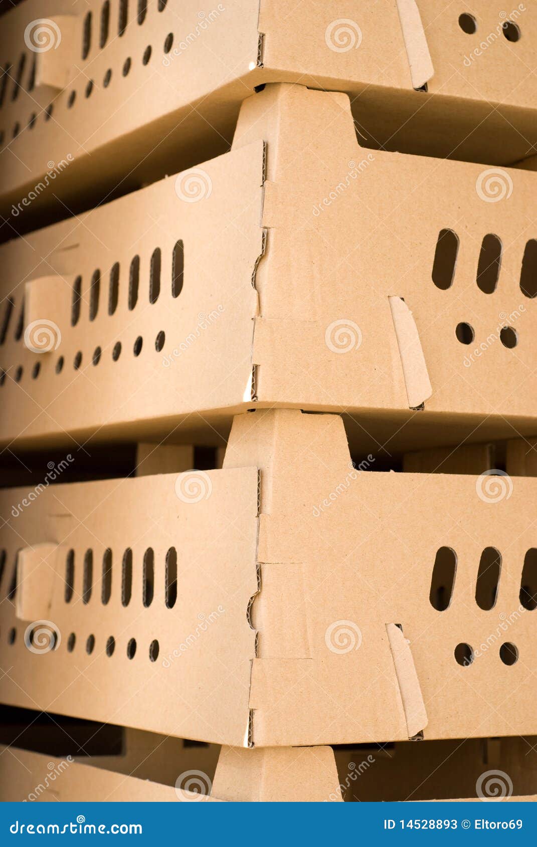 Corrugated cardboard box stock image. Image of correspondence 14528893