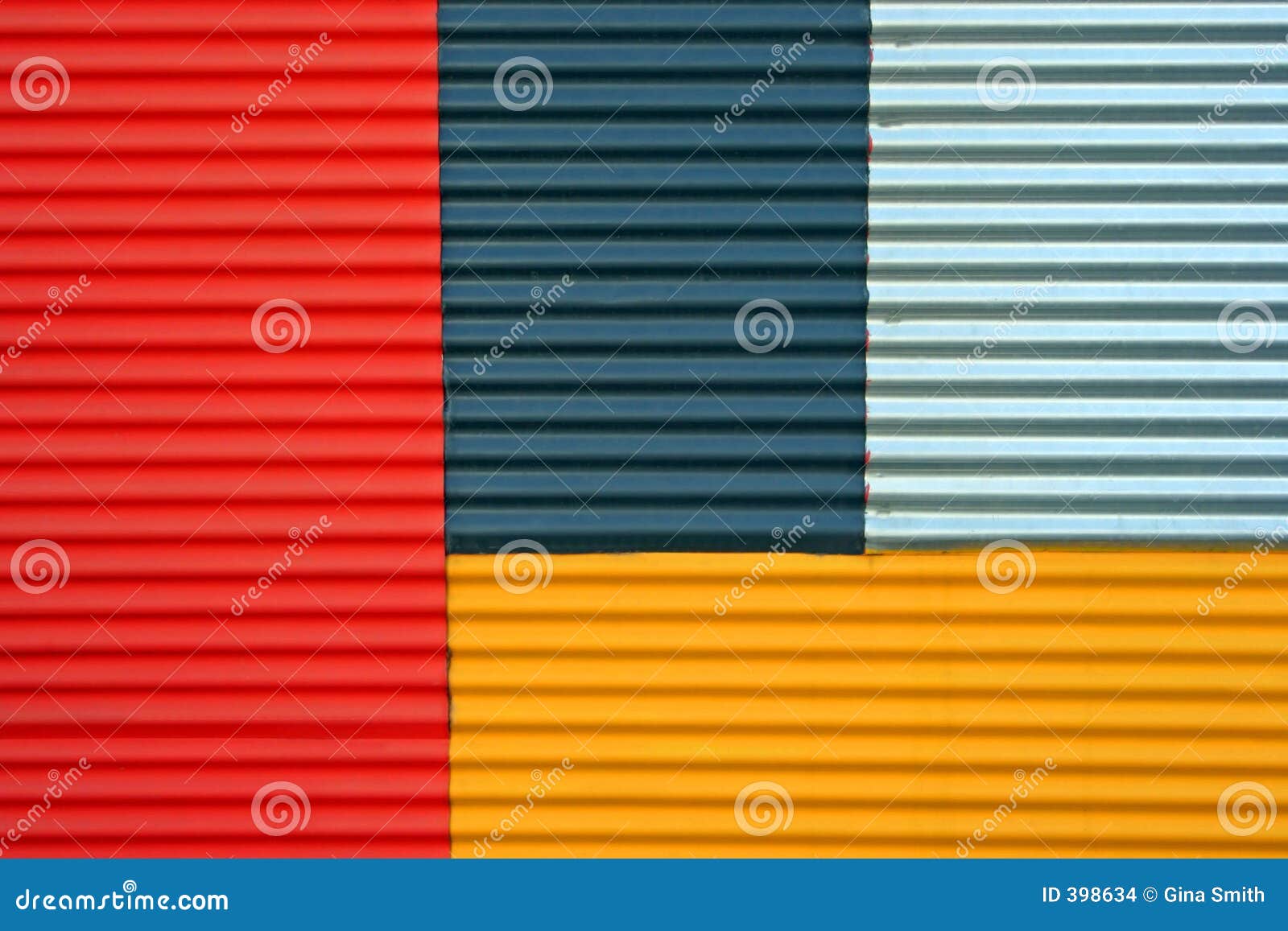 Corrugated iron stock photo. Image of material, artistic 398634