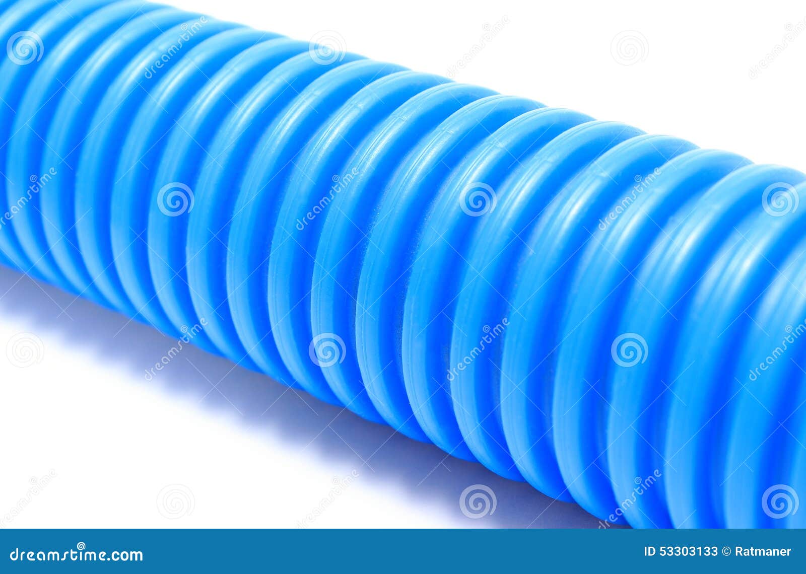 Corrugated Pipe for Electrical Voltage Cable Stock Image Image of