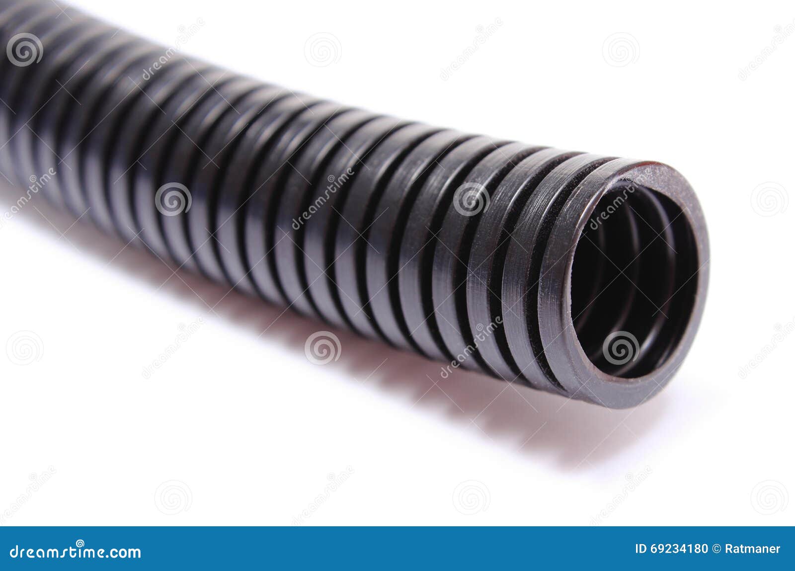 Corrugated Pipe for Electrical Voltage Cable Stock Photo Image of