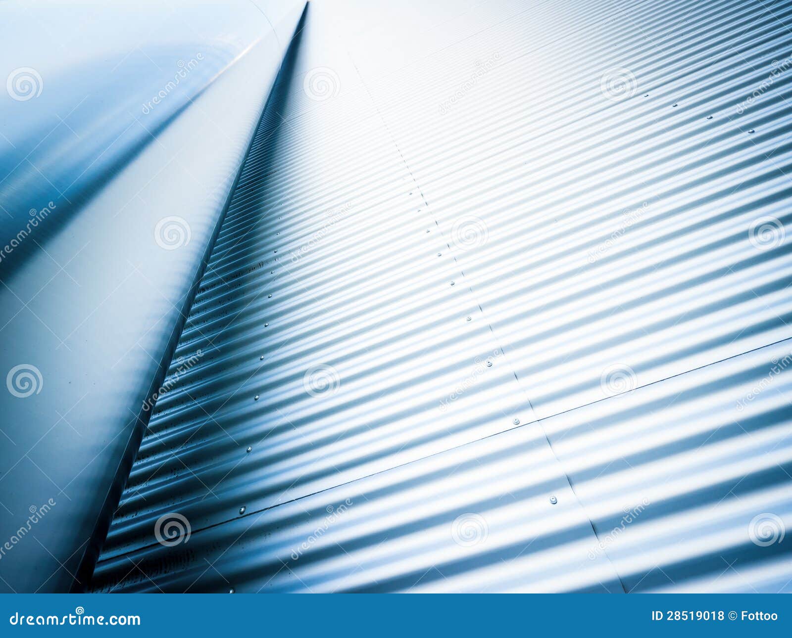 Corrugated steel stock photo. Image of metallic, blank - 28519018