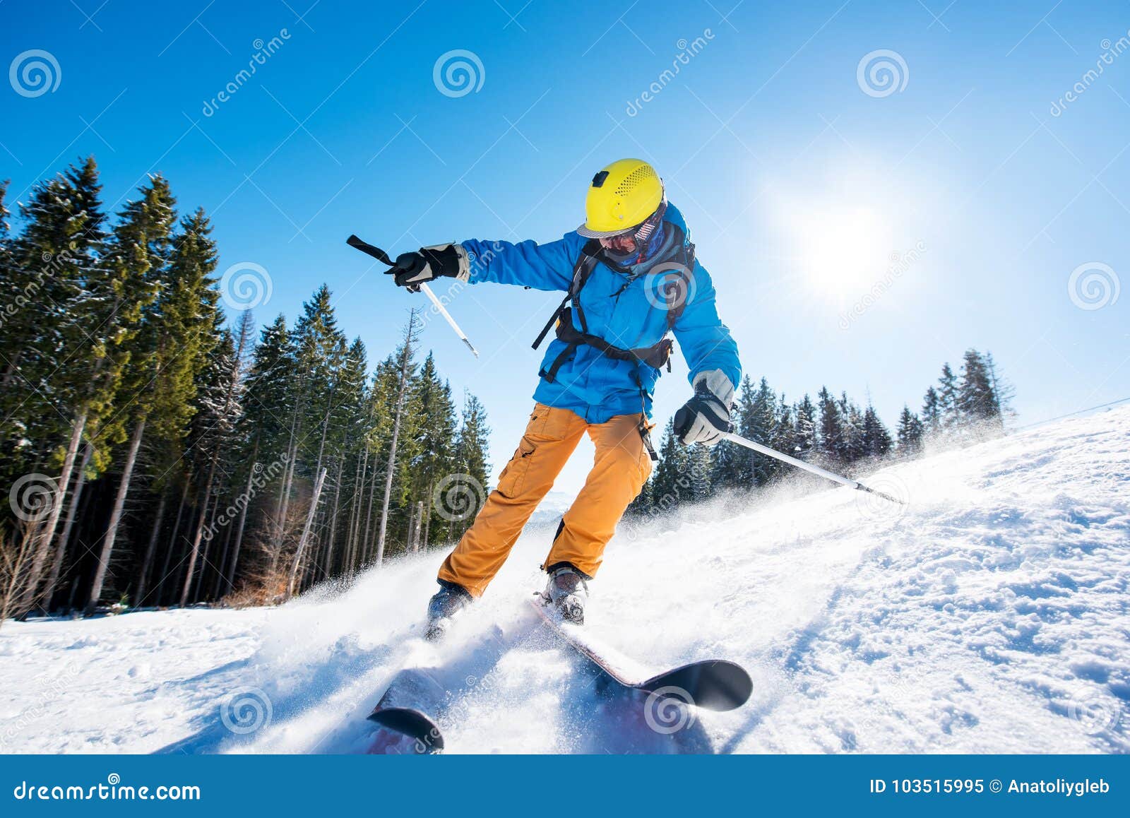 Maglietta Sciatore Retro - Design Vintage Con Montagne E Sci, Unisex