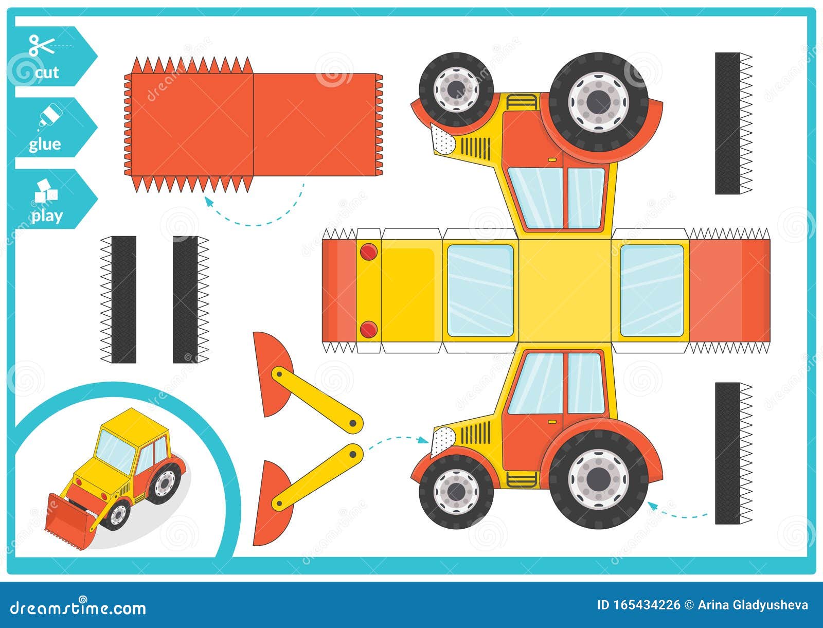 Trator, carro Garagem, desenho animado, desenho infantil, crianças  Vídeo, Kids Video