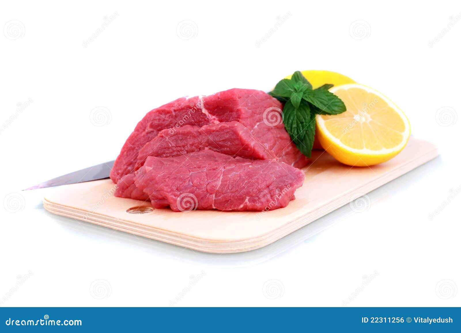 Corte do bife de carne. foto de stock. Imagem de safada - 22311256