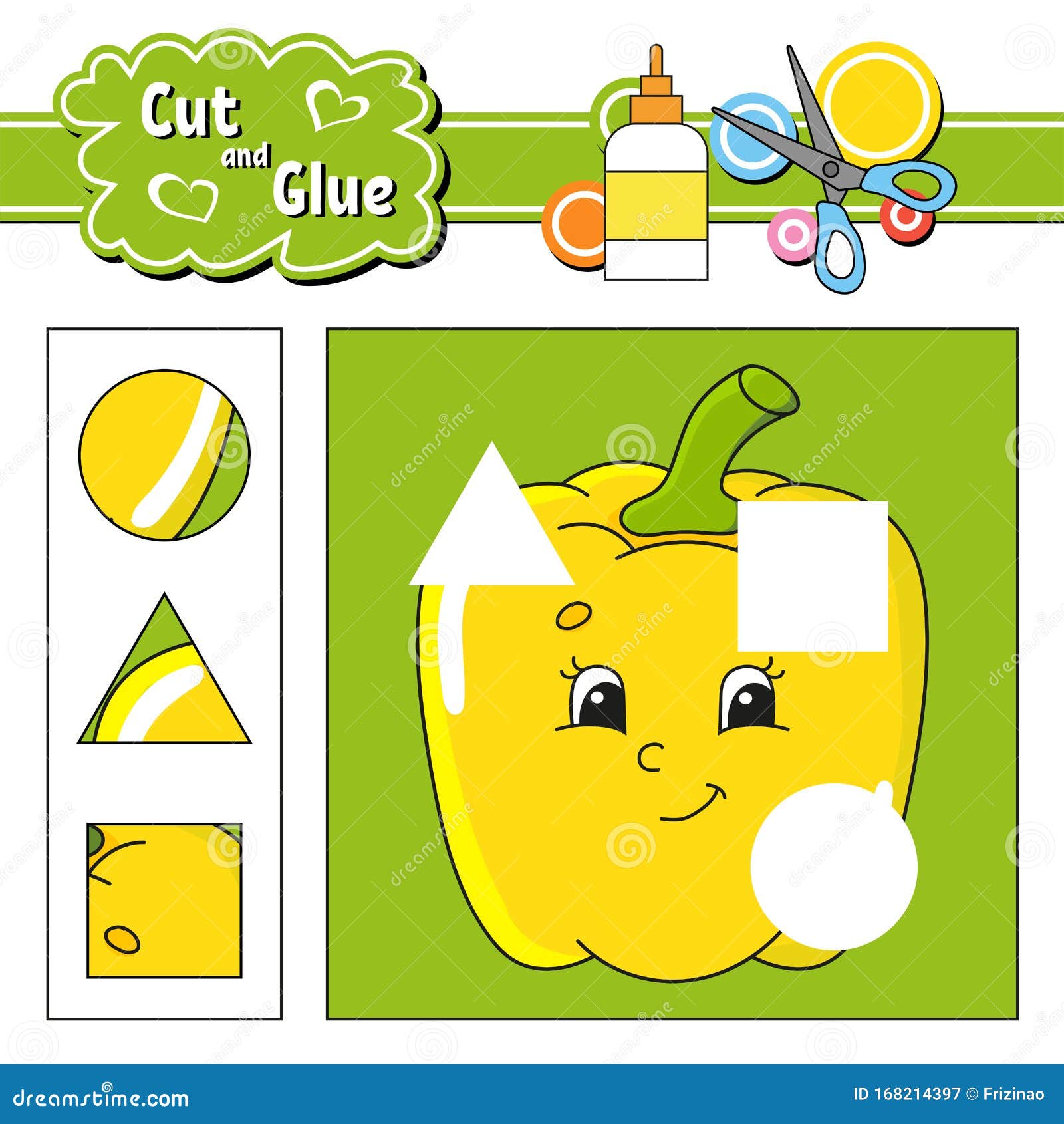 Quebra-cabeça para bebês cartões flash de nível fácil corte e jogue  planilha de atividades coloridas jogo para personagens de desenho animado  infantil ilustração em vetor