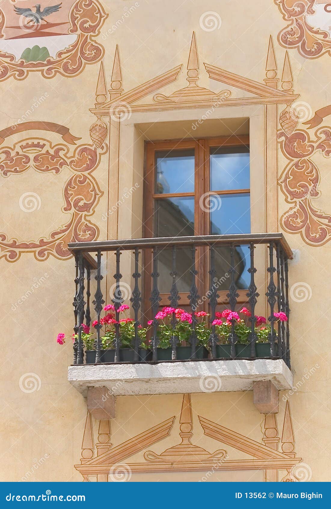 cortina window - dolomites - italy
