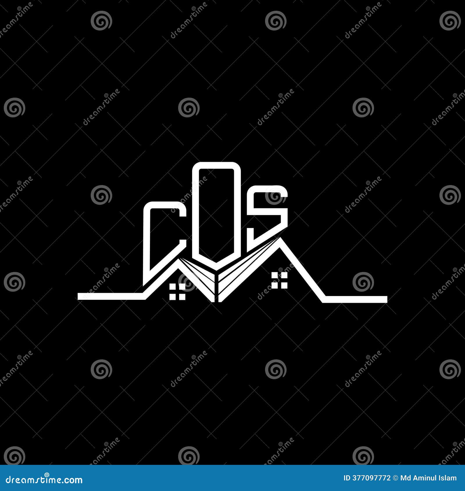COS Real State Logo Design, COS Simple and Modern Logo. COS Stock Vector -  Illustration of state, logos: 377097772, image size:1600x1690