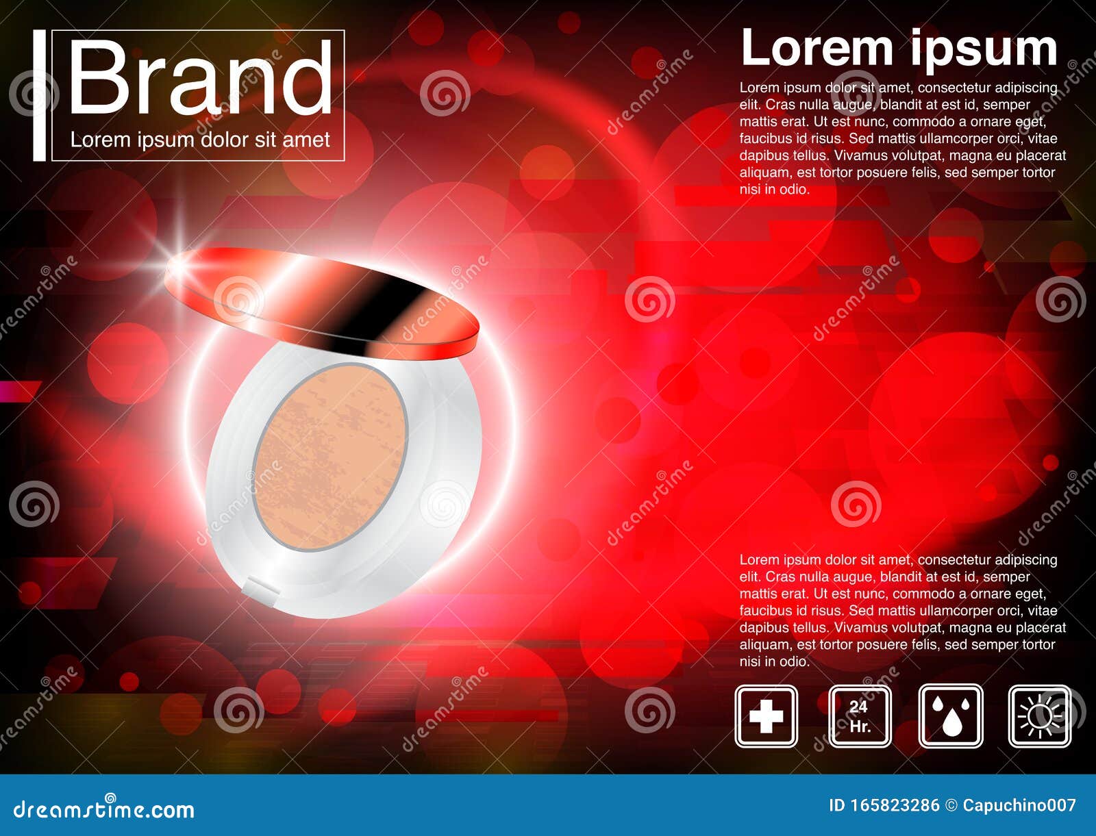 luxury powder puff
