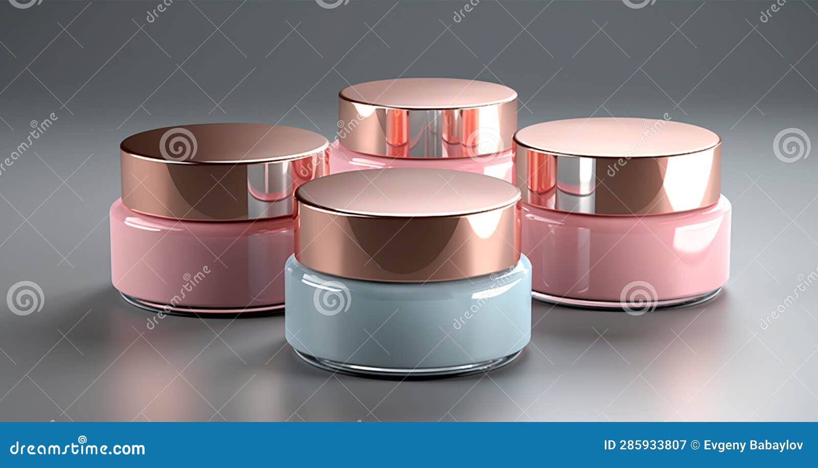 Cosmetic Anti-aging Cream Jar Set, Advertisement for Your Product - AI ...