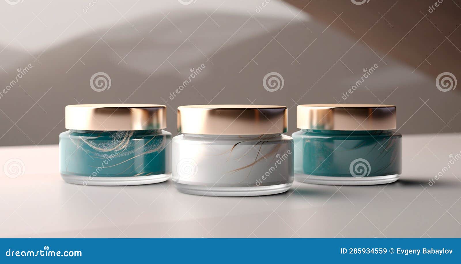 Cosmetic Anti-aging Cream Jar Set, Advertisement for Your Product - AI ...