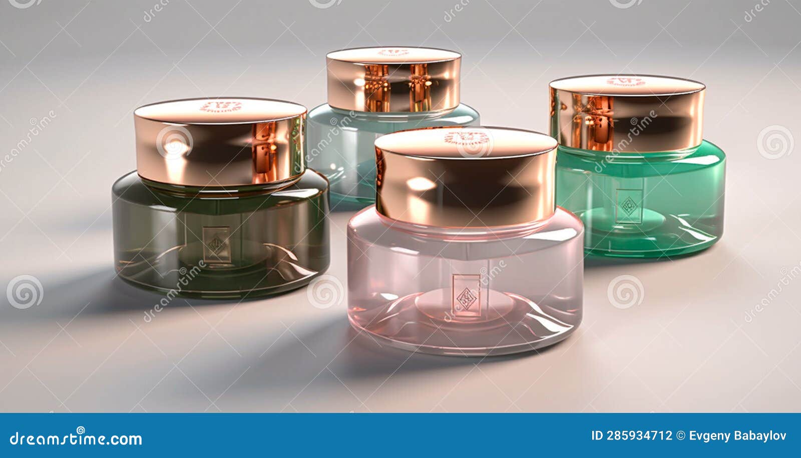 Cosmetic Anti-aging Cream Jar Set, Advertisement for Your Product - AI ...