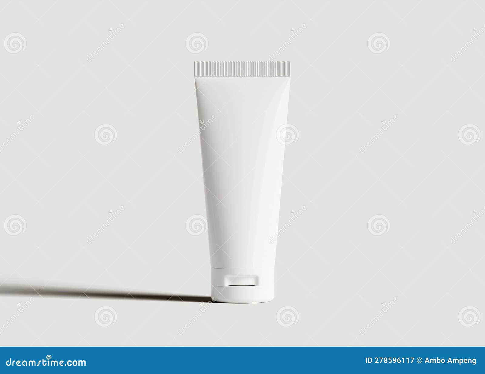 cosmetic blank white color and realistic texture with set different s and sizes for beauty 