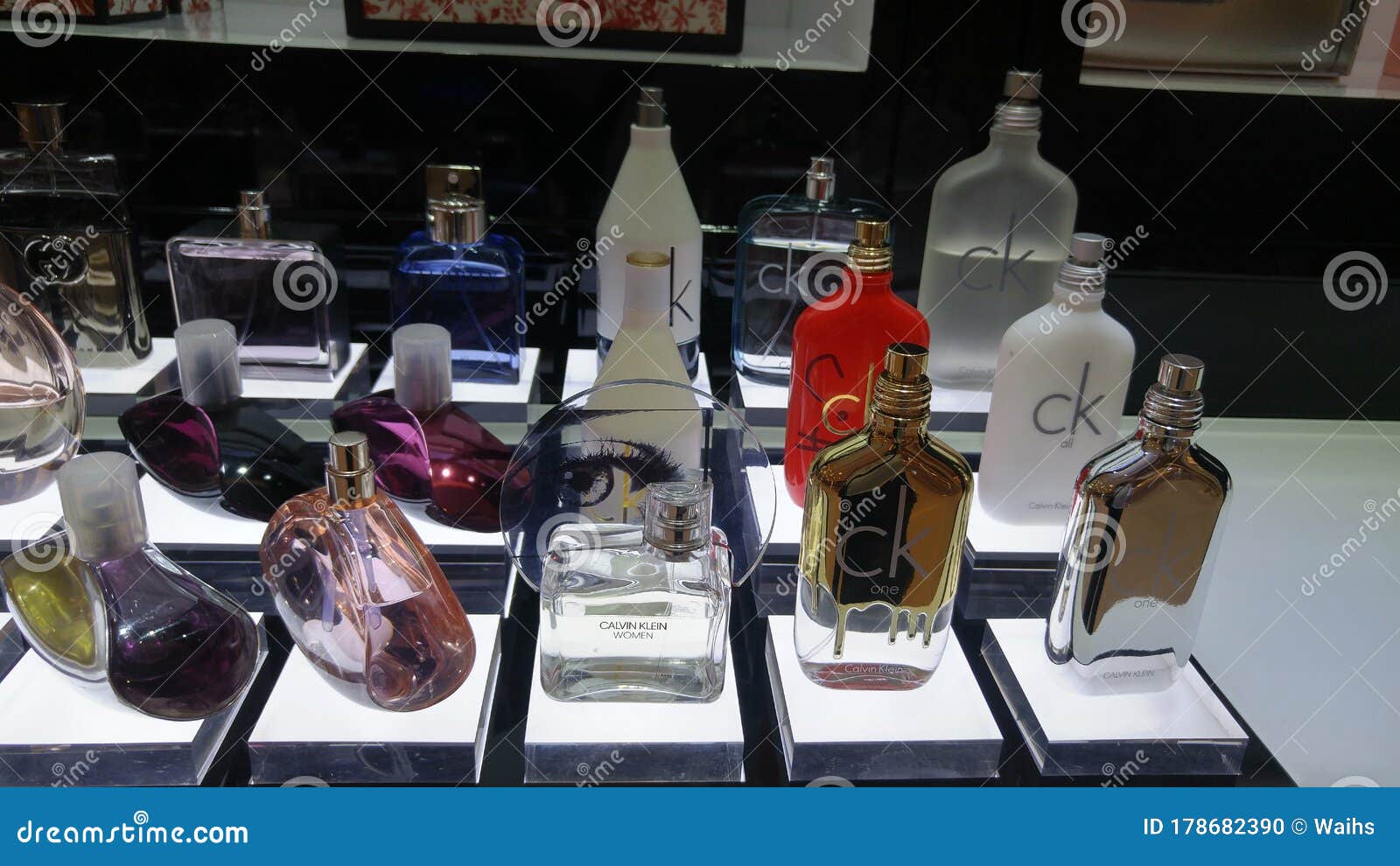 The Cosmetic Counter Sells Cosmetics and Skin Care Products Such As Perfume  Editorial Image - Image of klein, china: 178682390