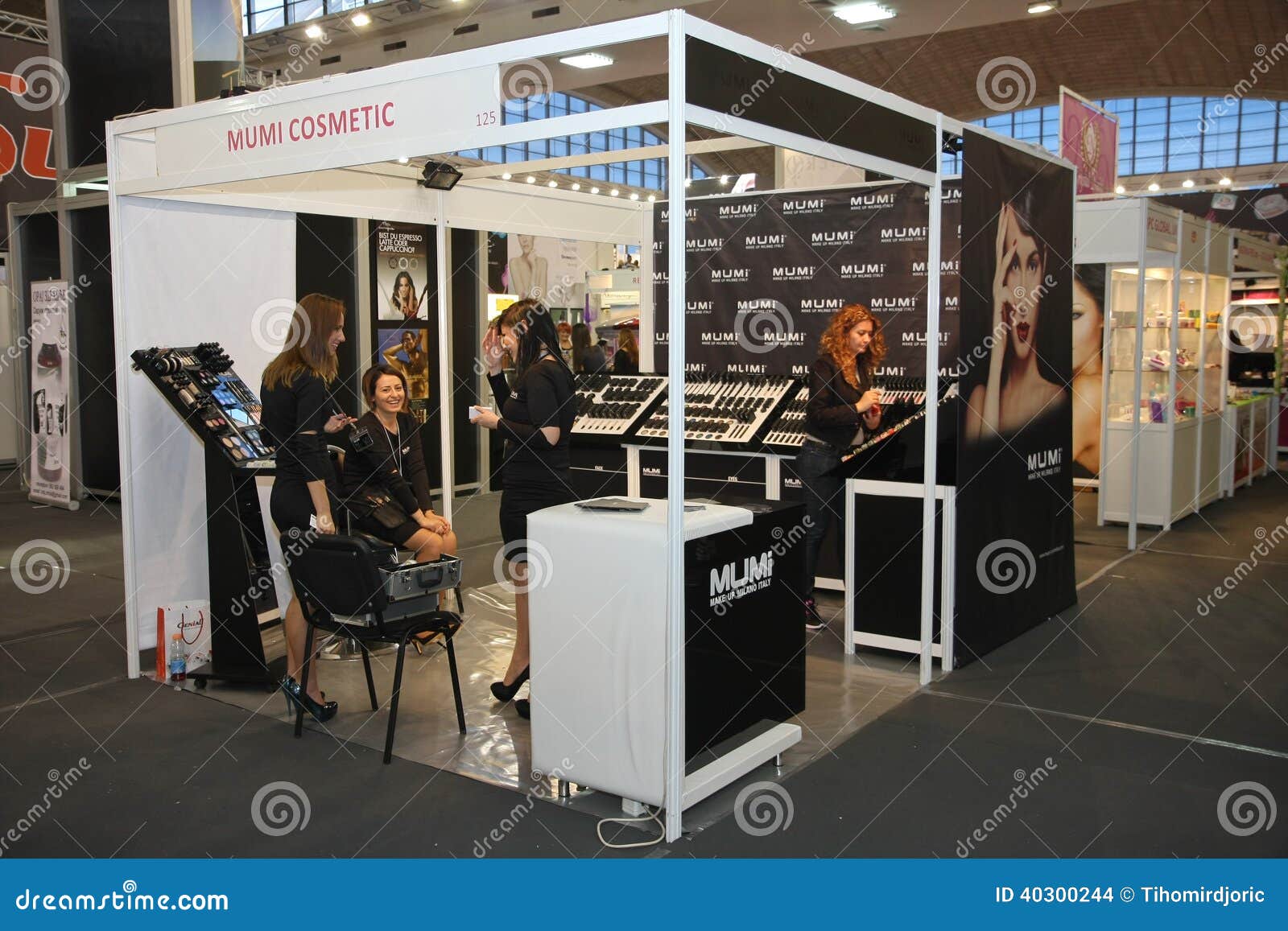 Cosmetic fair editorial stock image. Image of care, competition 40300244