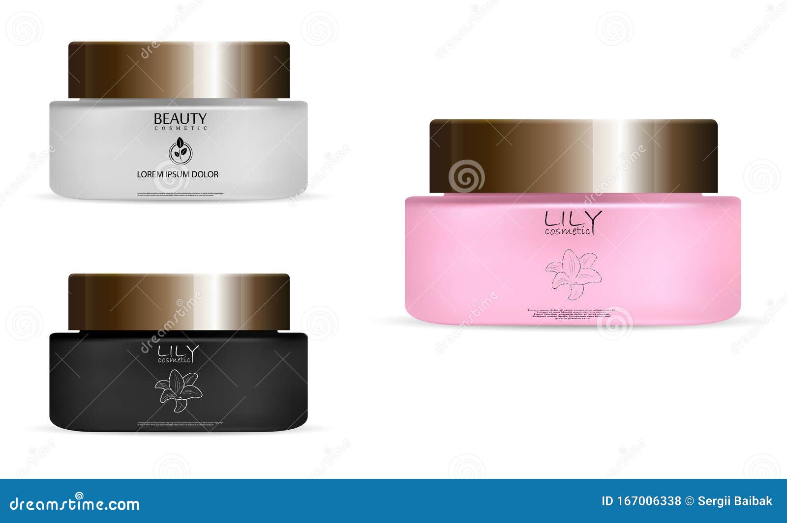 Download Cosmetic Jar Mockup For Body Cream, Butter, Scrub Stock Vector - Illustration of vector, package ...