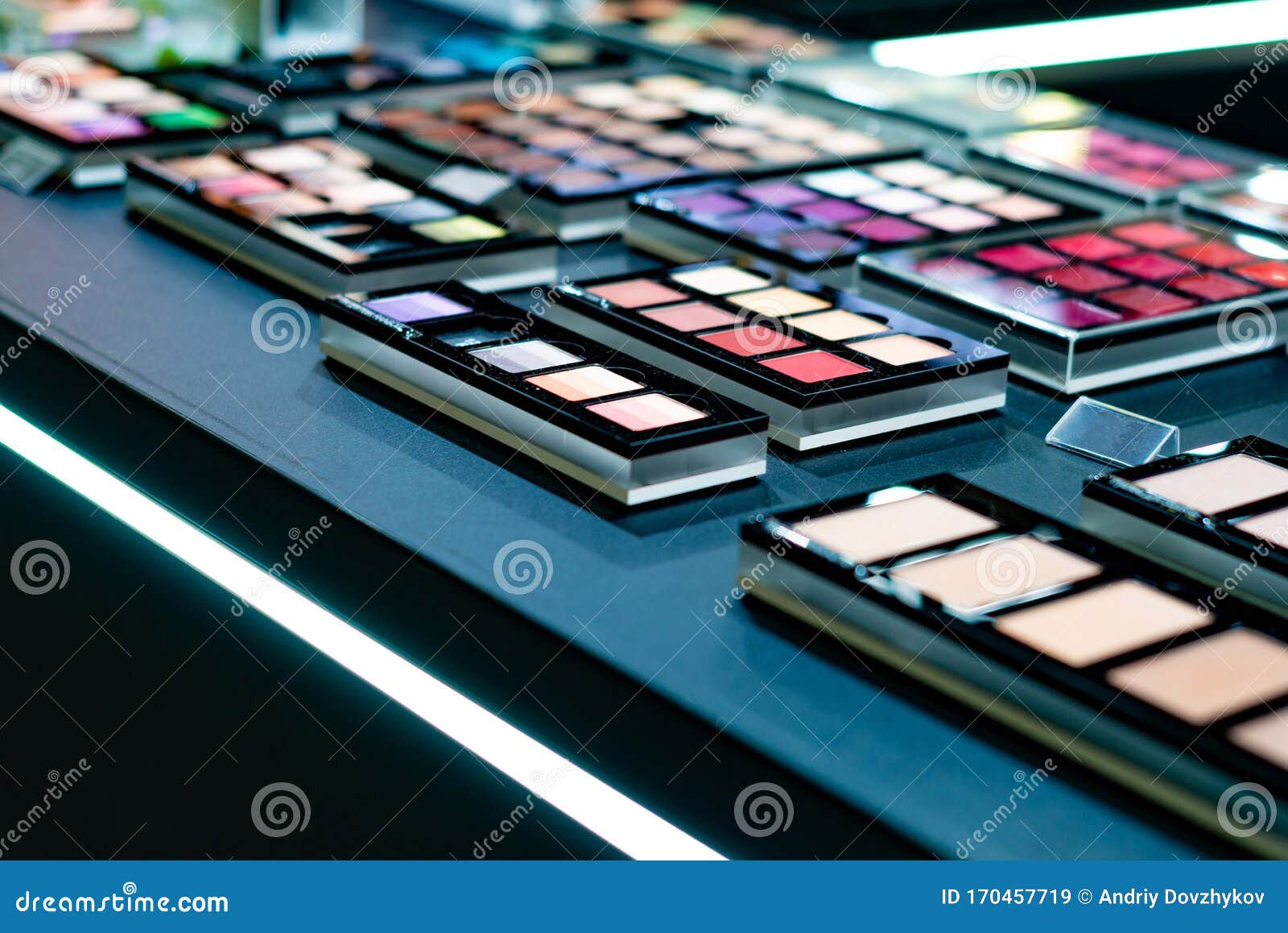 Cosmetic Makeup Kit for Sale in a Mall Stock Image Image of products, eyeshadow 170457719