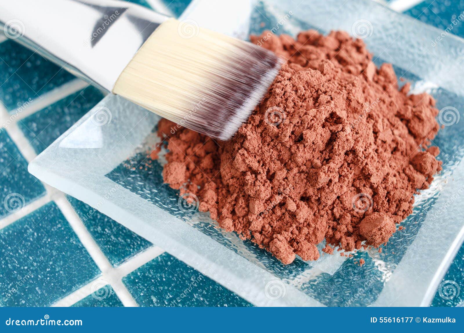 Cosmetic Mask Made of Cocoa Powder Stock Image Image of cocoa