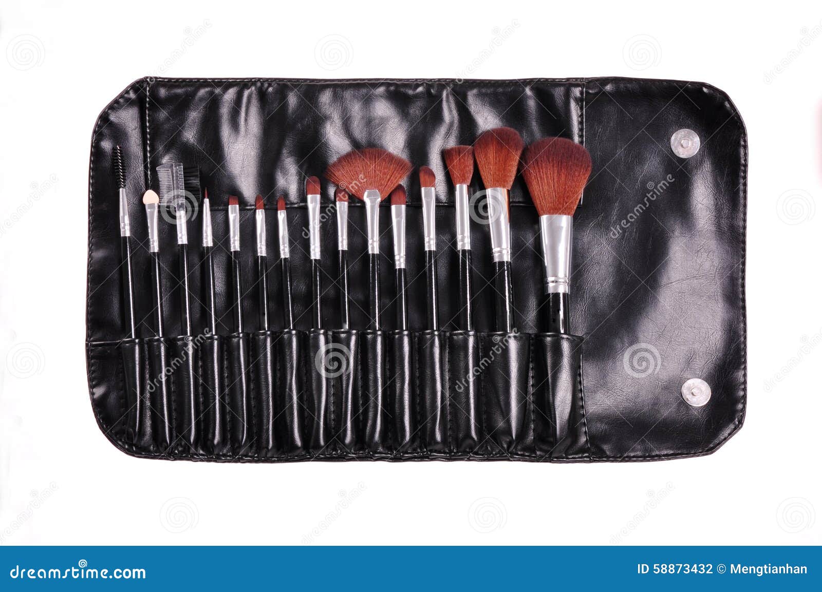 Cosmetic Pouch Filled with a Makeup Kit Stock Photo Image of cute